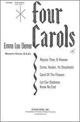 Four Carols SSA choral sheet music cover